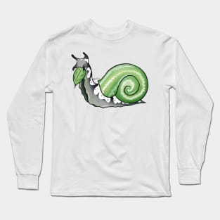 Aromantic Pride Snail Long Sleeve T-Shirt